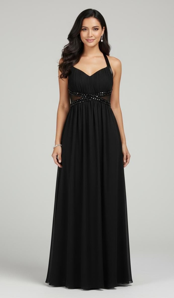 22378/VESTIDO NEGRO