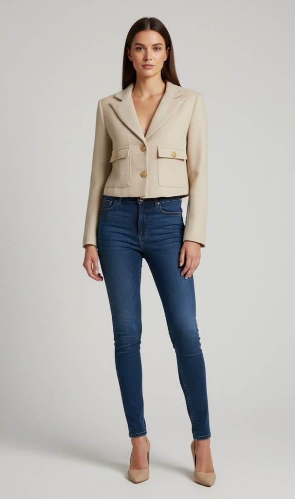 HYFVE CHAQUET BEIGE MUJER HF24A369