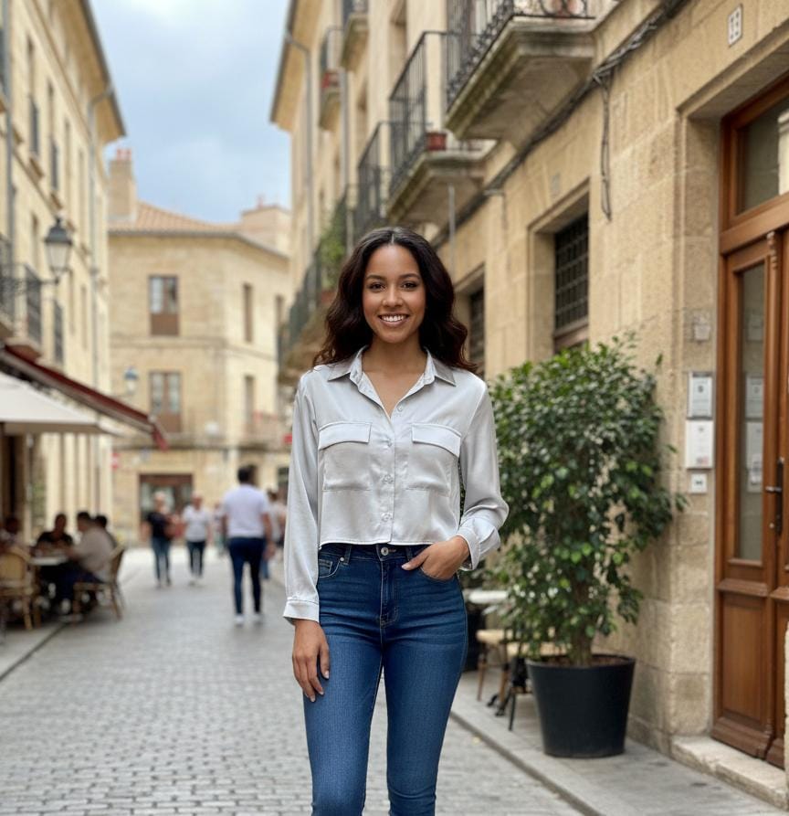 HYFVE BLUSA SILVER  MUJER HF24F758