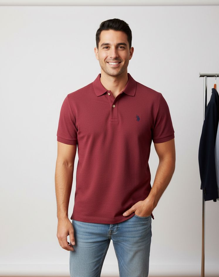 POLO CAMISETA OCRE HOMBRE 11C58130O