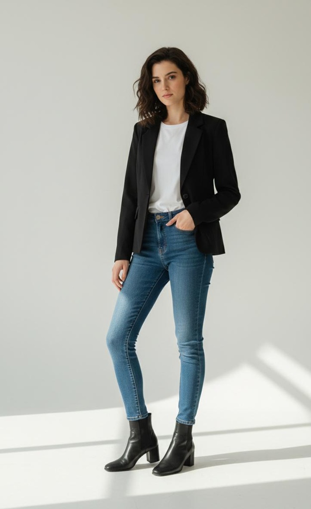 COUNTESS CHAQUETA MUJER NEGRO J0715