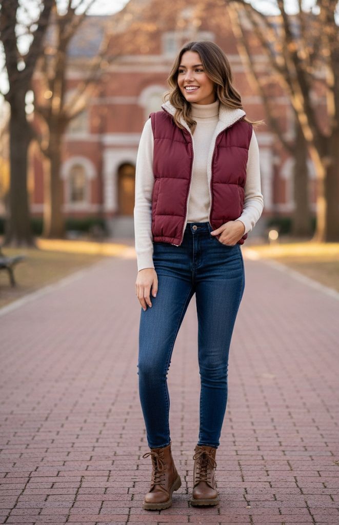 ACTIVE CHALECO OCRE REVERSIBLE J14045O