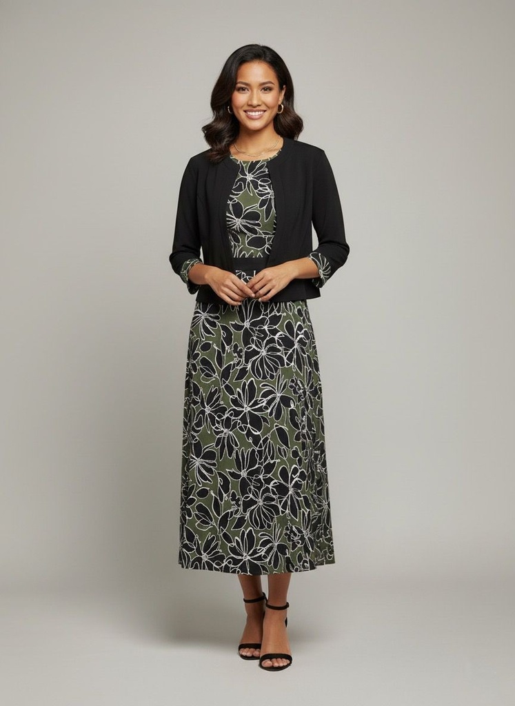 STUDIO ONE VESTIDO-CHAQUT VERDE  66430