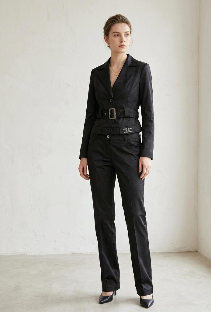 LUCY PARIS CHAQUETA-PANTALON NEGRO 6677