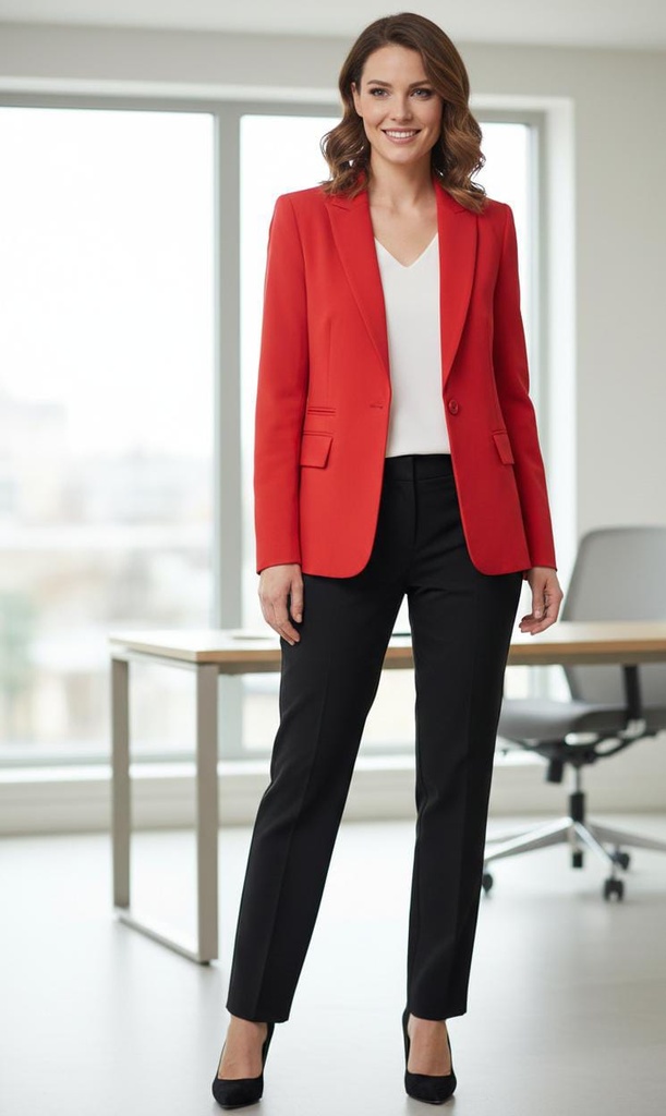 MICHEL BLAZER ROJO MUJER 70787R