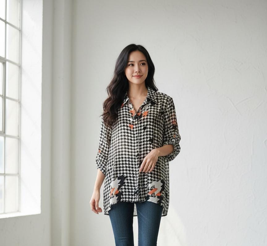 QUINTESSENTIAL BLUSA MUJER ESTAMPADO Q1949DYP