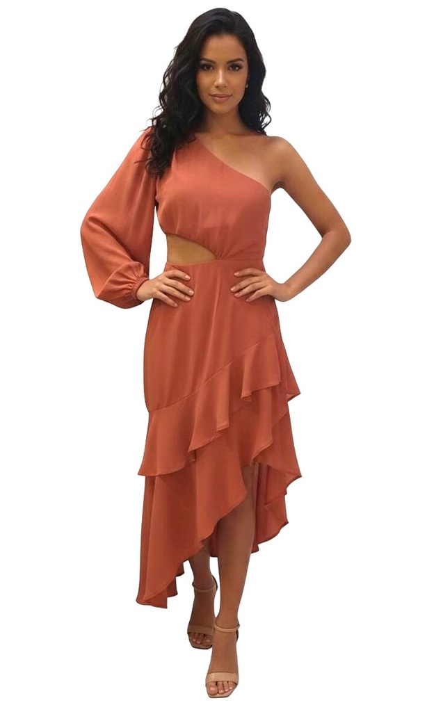 FIESTAR VSTIDO MUJER SALMON S22C111