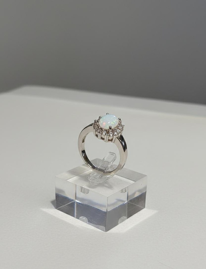ANILLOS PLATA OPALO ANP011