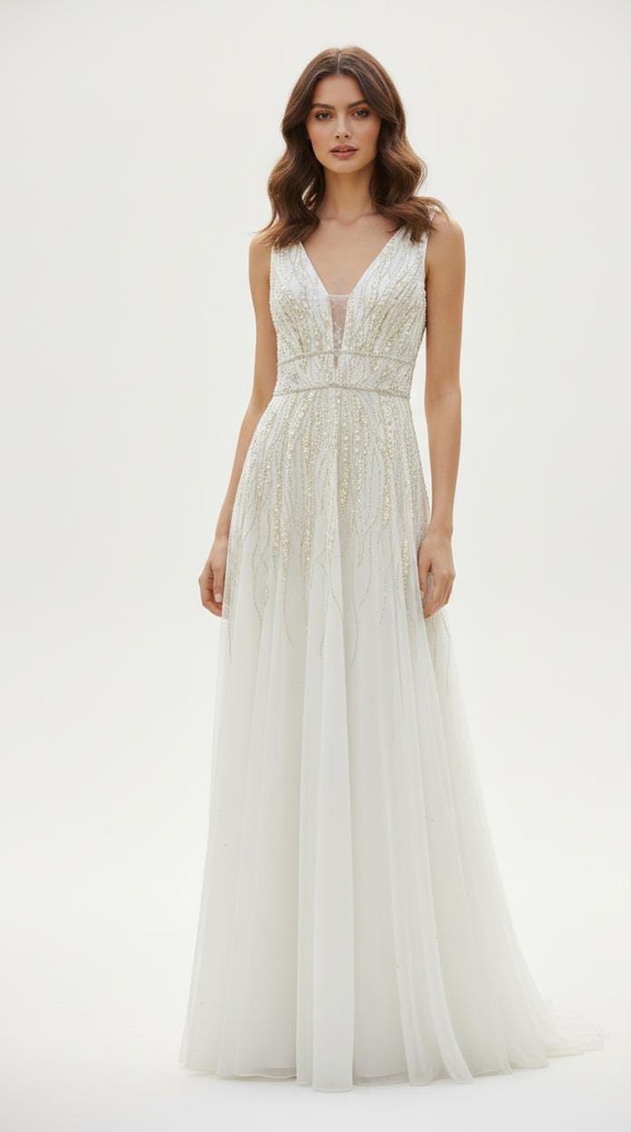ADRIANNA PAPEL VESTIDO L. BLANCO AP1E209805