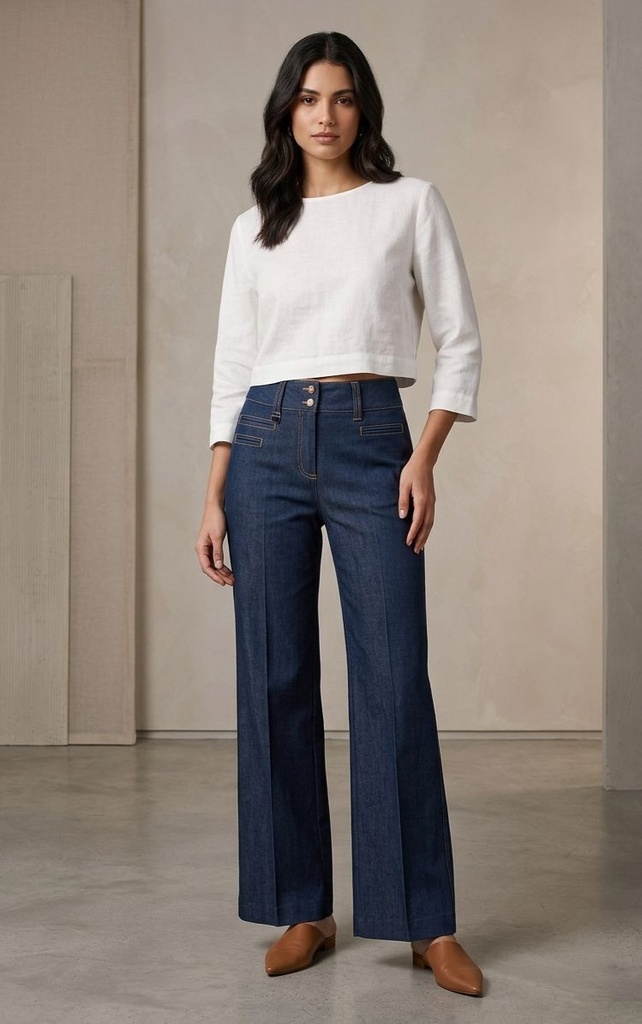 LARRY LEVINE PANTALON FORMAL AZUL SP8118DY8AM