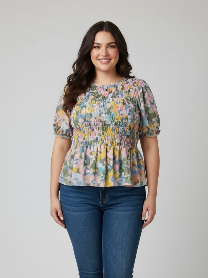 ZAC&RACHEL BLUSA FLORES CLRS ST815003O