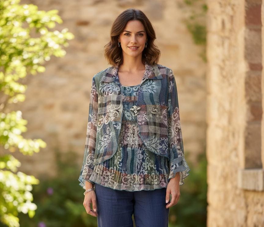 NICOLA BLUSA MUJER ESTAMPADA CLRS AXIP287