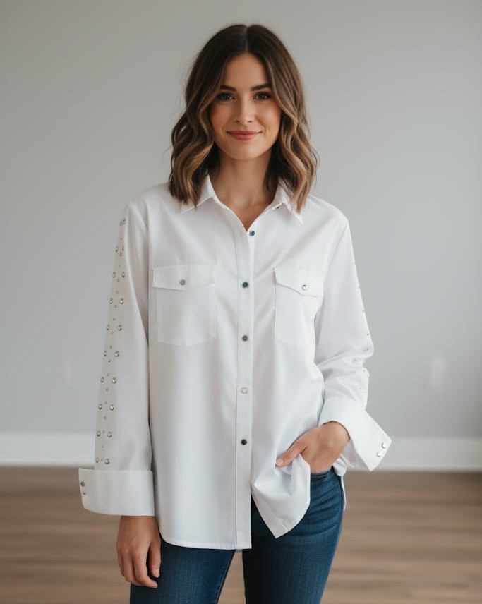 ZAC&RACHEL CAMISA BLANCO MUJER ST81F662T