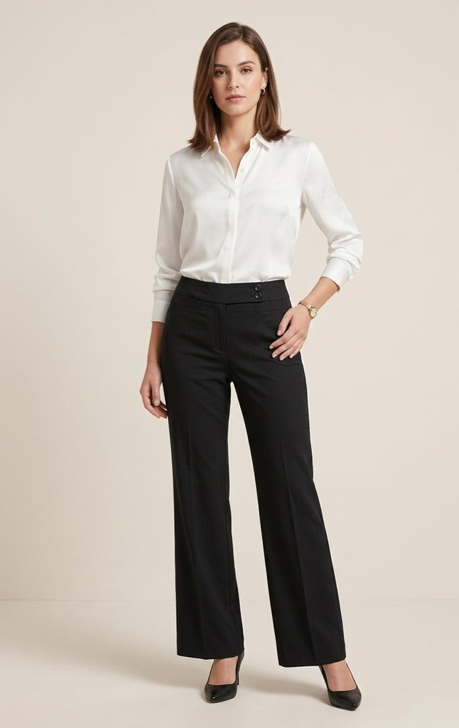 FOCUS PANTALON FORMAL NEGRO 2572P