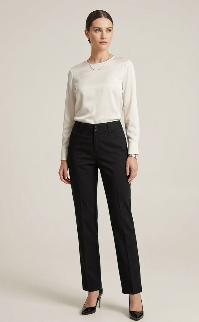 ZATARI PANTALON FORMAL NEGRO E2882P