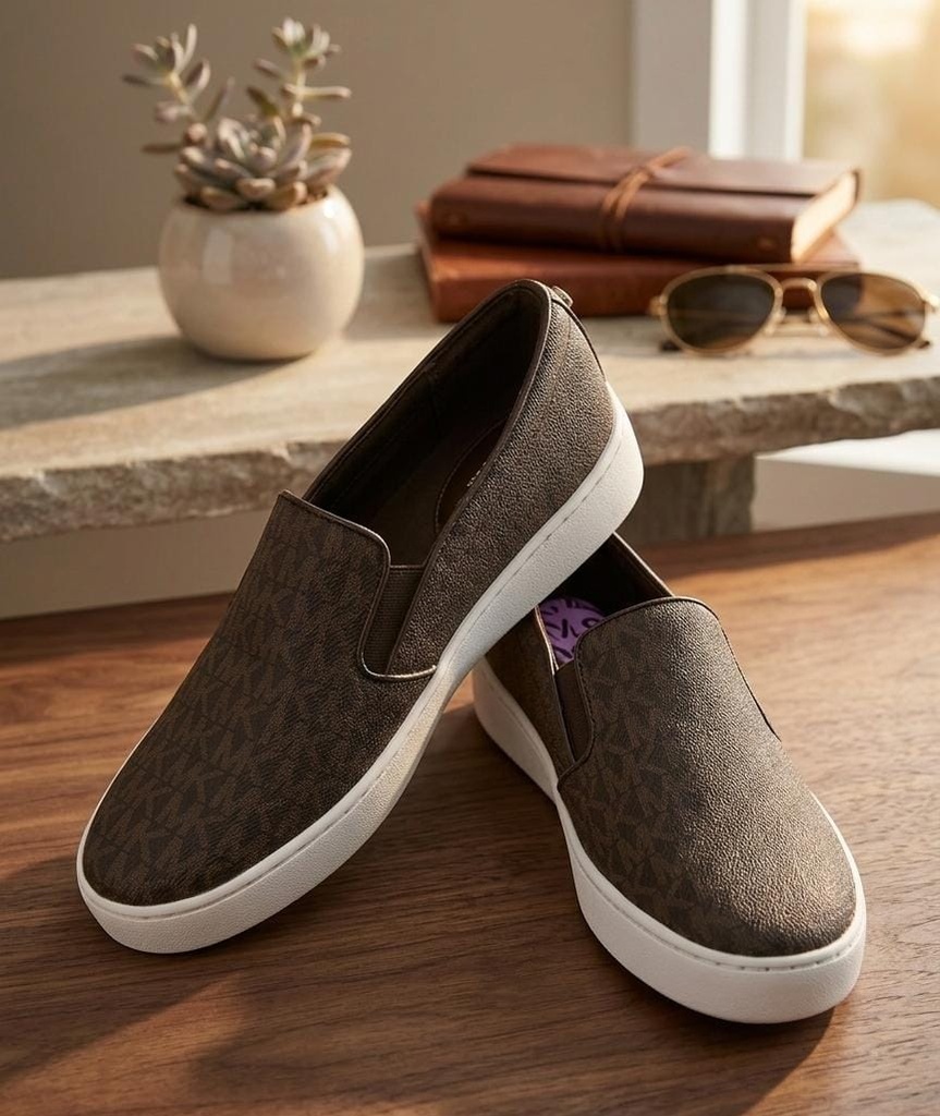 MICHAEL KORS TENIS MUJER CAFE-BLC FT20L