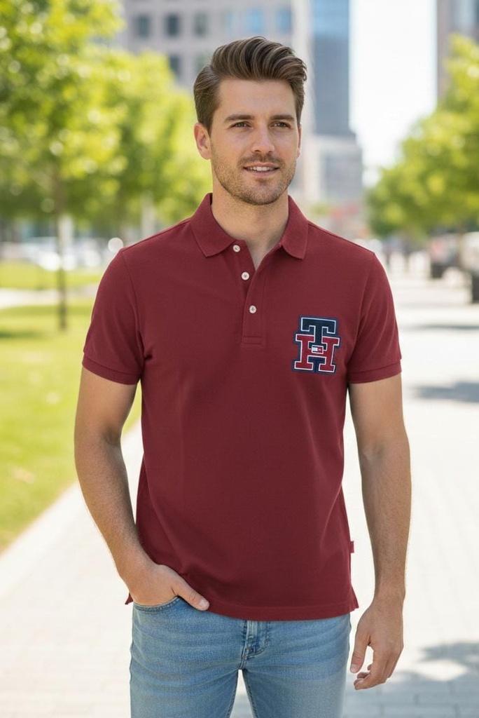 TOMMY CAMISETA OCRE HOMBRE XM05639