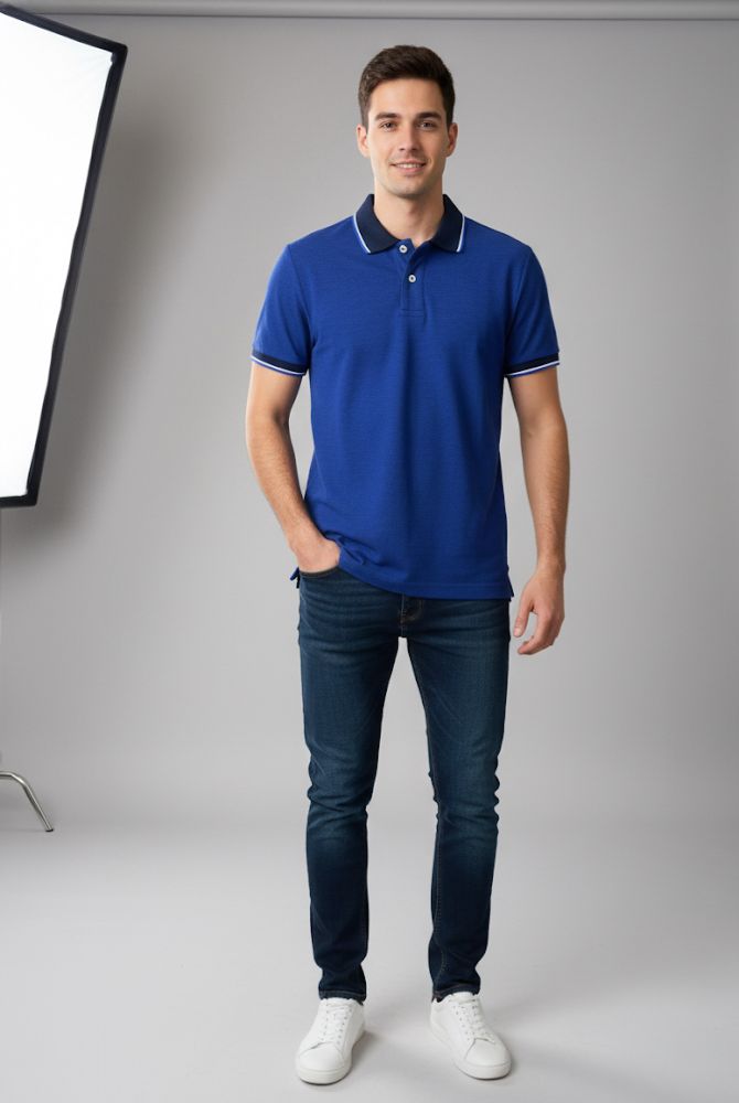 AEROPOSTAL CAMISETA C.P AZUL HOMBRE 3984AZ