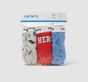 CARTER´S CALZONCILLO NIÑO 3pzs CLRS 3H740210