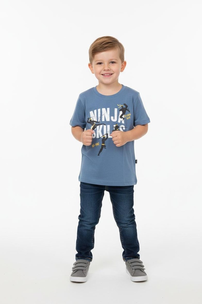 OSHKOSH CAMISETA NIÑO AZUL NINJA 3N901915
