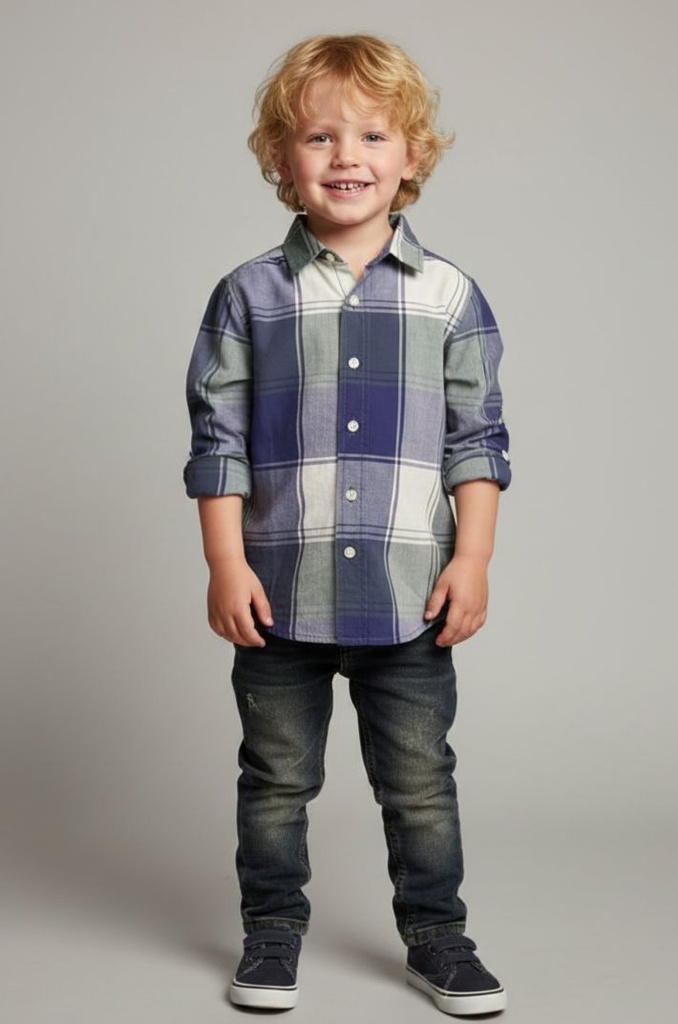 OSKHOSH CAMISA VERDE CUDRIC. NIÑO 3P898111