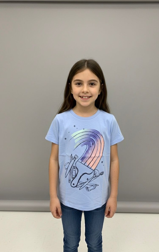 CARTER´S CAMISETA NIÑA CELESTE BROCHA 3Q006711