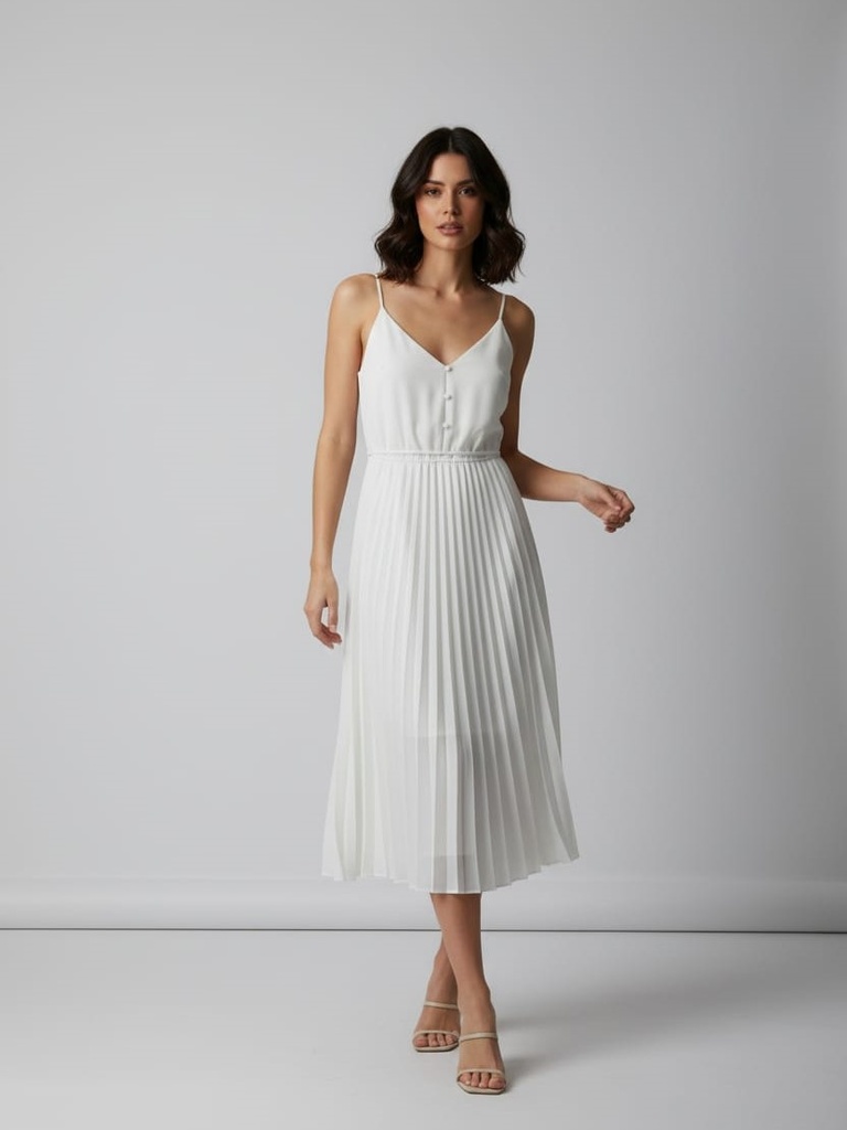 MILK&HONEY VESTIDO BLANCO 32591DB