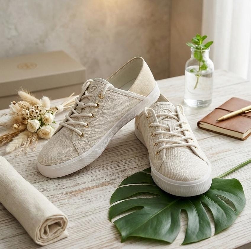 TOMMY TENIS BLANCO-BEIGE MUJER 405J24