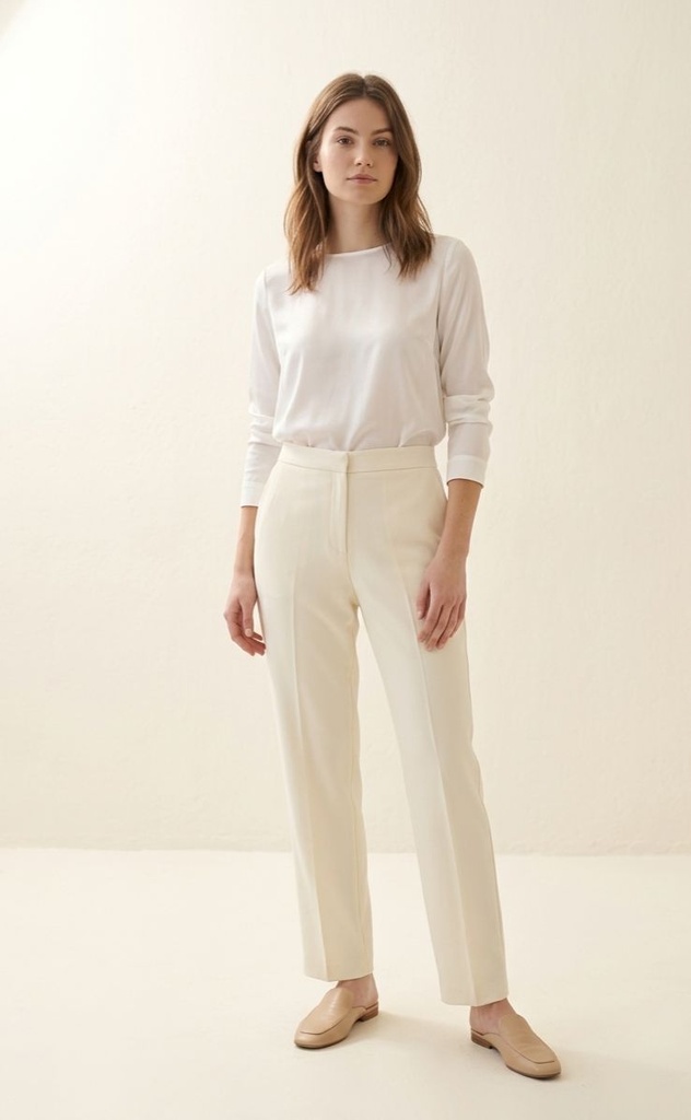 FOCUS 2000 PANTALON FORMAL CREMA 2273P