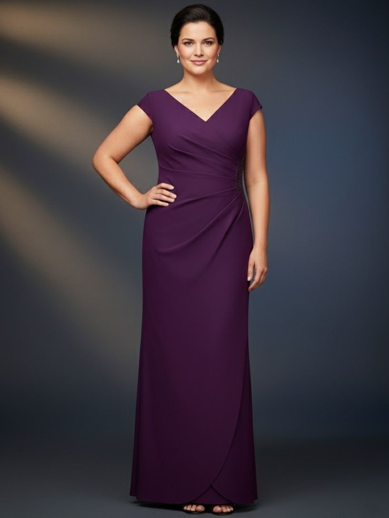ALEX VESTIDO MORADO PIEDRAS 134087
