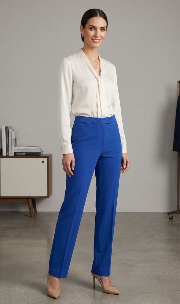 FOCUS 2000 PANTALON FORMAL AZUL ELCTRIC. 1243PAE