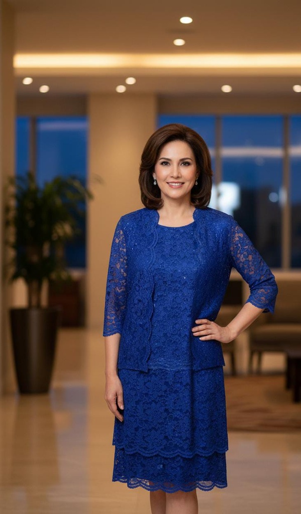 R&M RICHARDS CHQUETA-VESTIDO M.AZUL 1126