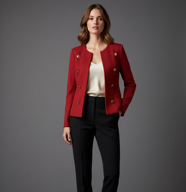 ANNE KLEIN CHAQUETA OCRE MUJER 10920509