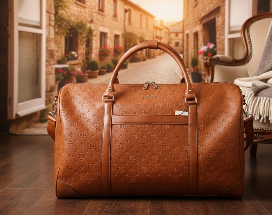 ELLEN TRACY MALETIN CAMEL MUJER