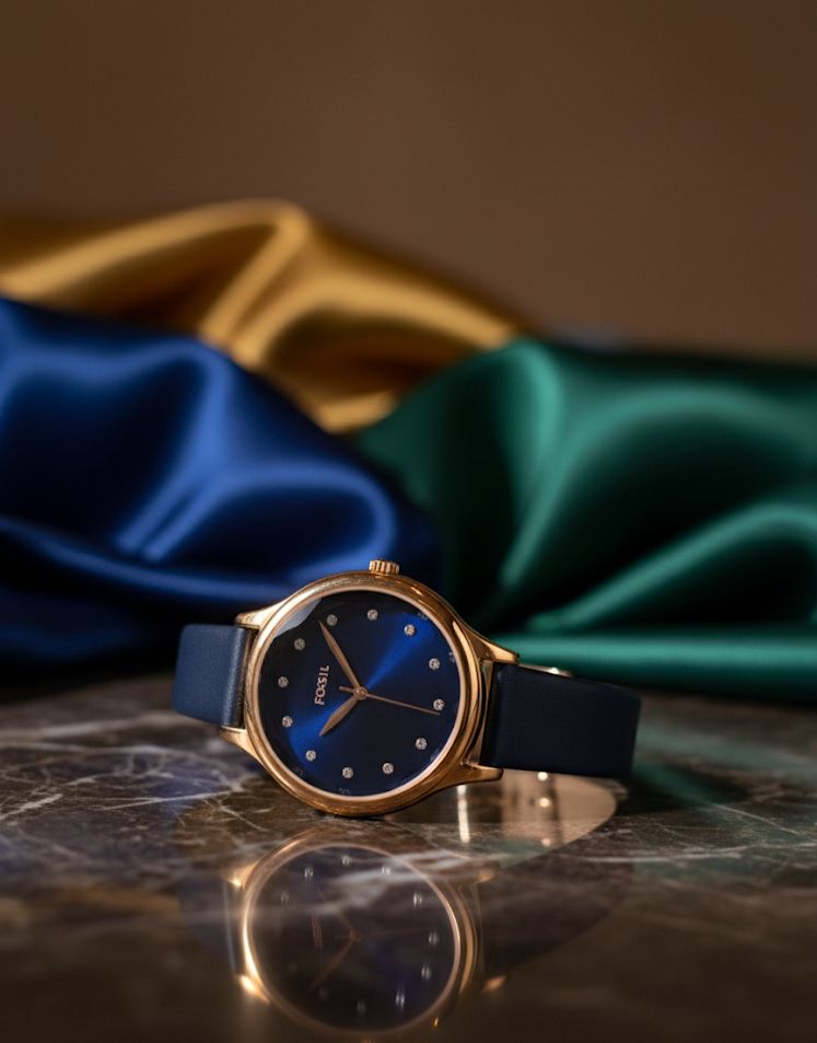 FOSSIL RELOJ AZUL-DRD MUJER