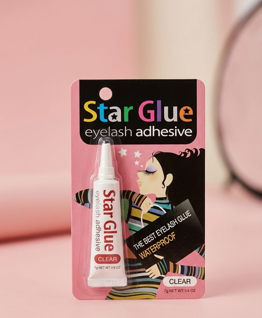 STAR GLUE PEGAMENTO P/PESTAÑAS CLEAR 7g