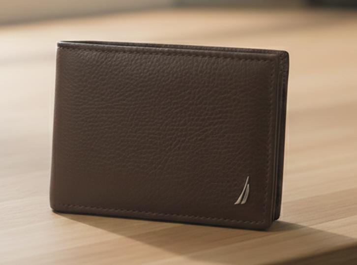 NAUTICA BILLETERA CAFE HOMBRE
