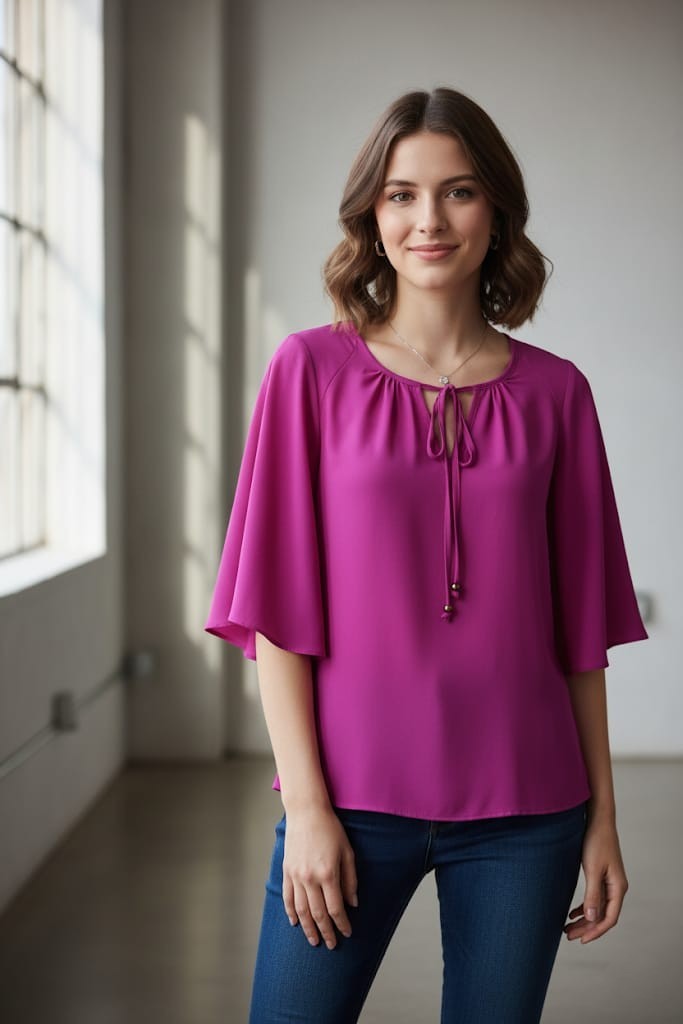 APRIL BLUSA FUCSHIA MUJER