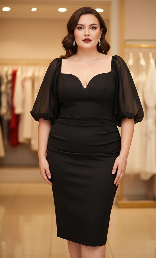 FIND ME VESTIDO MUJER NEGRO