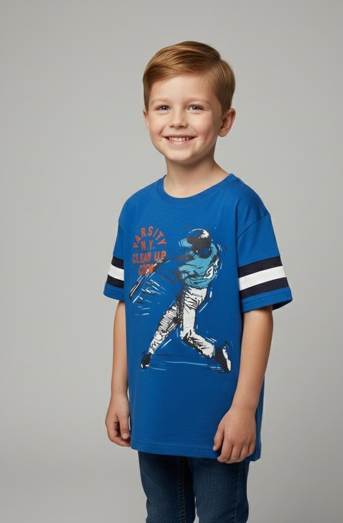 OSHKOSH CAMISETA NIÑO AZUL VARSITY