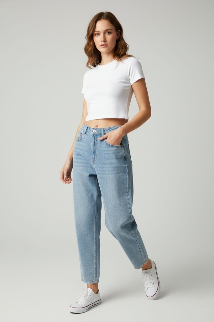 WAX JEANS MUJER AZUL CALRO