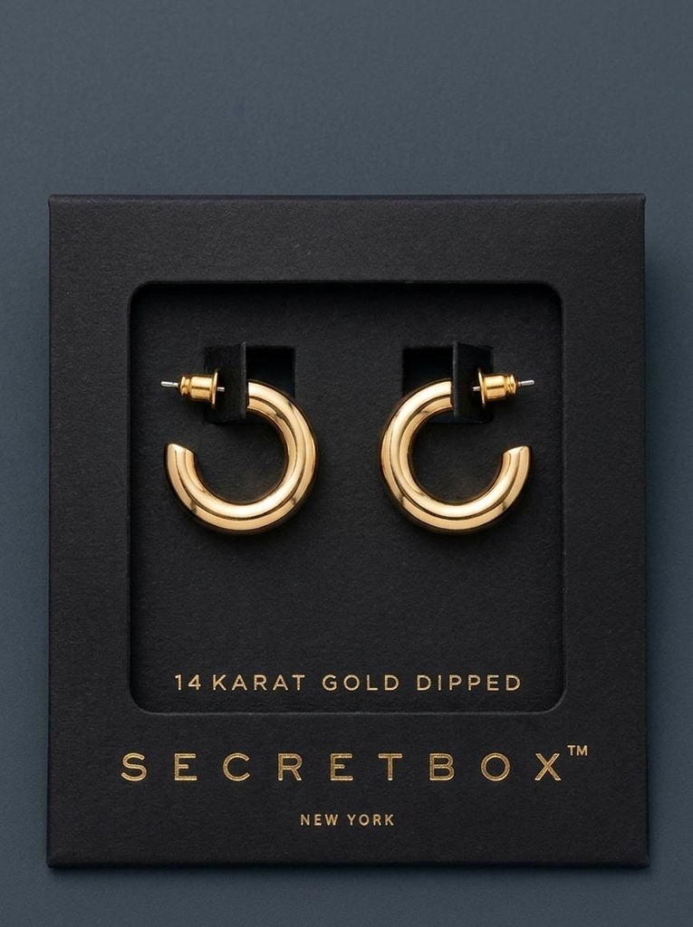 SECREBOX ARETES ARGOLLA DORADO