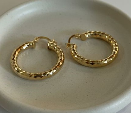 ARGOLLA ENCHAPE DORADO MED