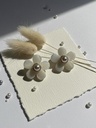 ARETES ENCHAPE FLOR BLC PERLAS