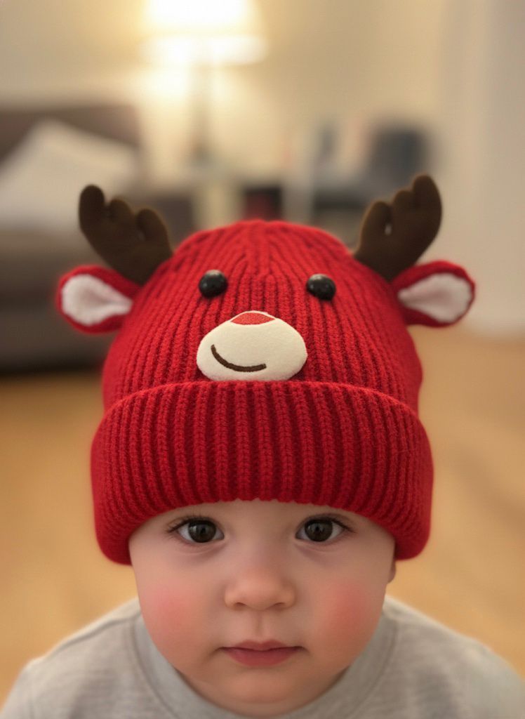 GORRO ROJO RENO NIÑ@S