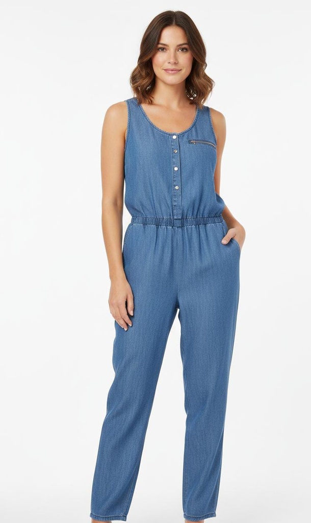LOVE TREE JUMPSUIT MUJER AZUL JEANS