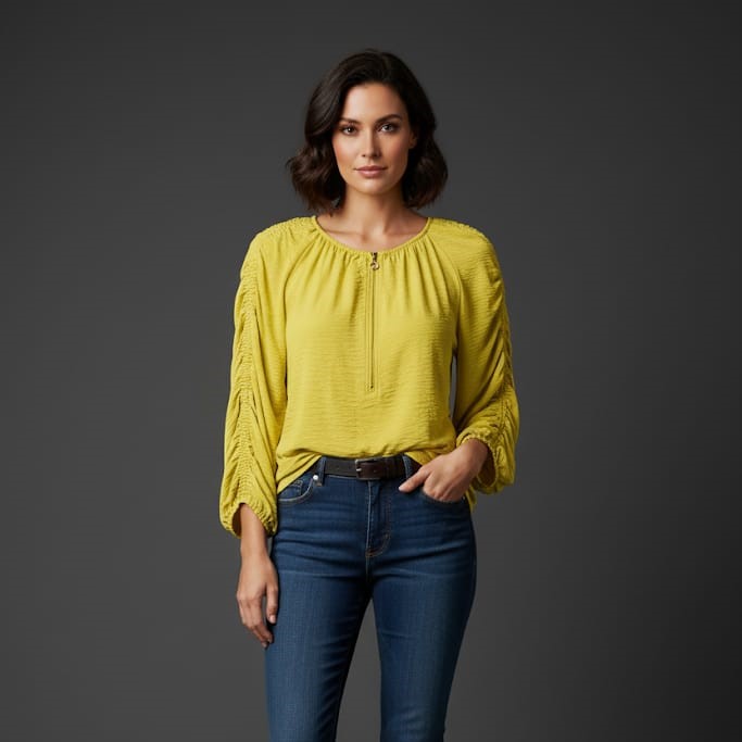 MARC BLUSA VERDE LIMON MUJER