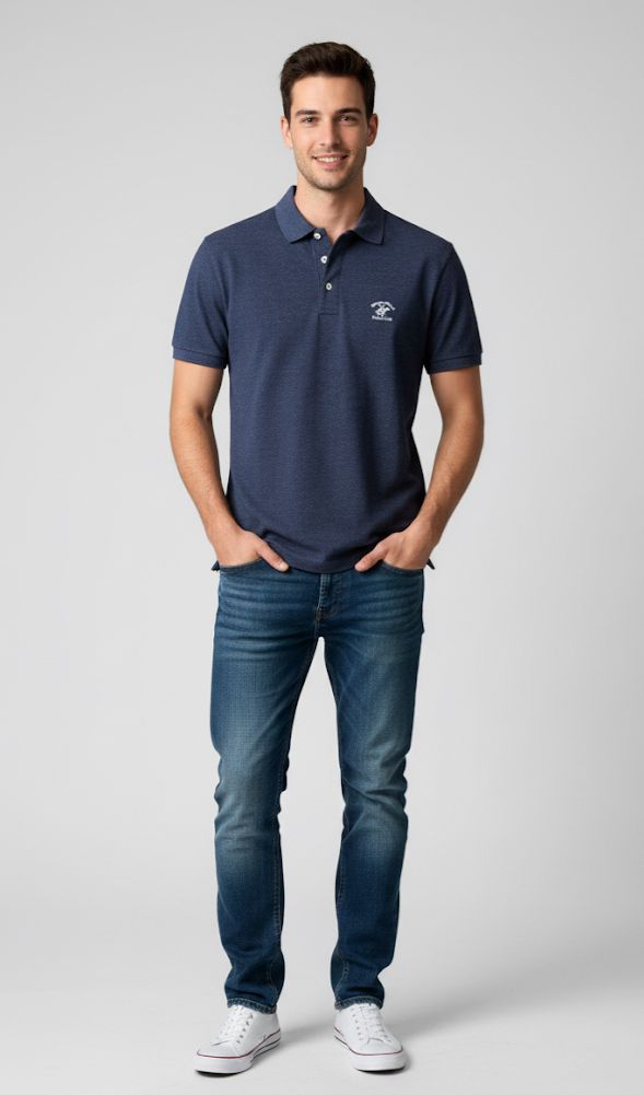 POLO CAMISA P. AZUL MARINO HOMBRE