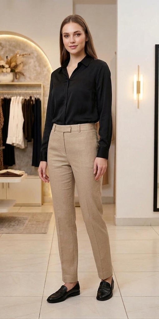 ZAC&RACHEL PANTALON FORMAL BEIGE