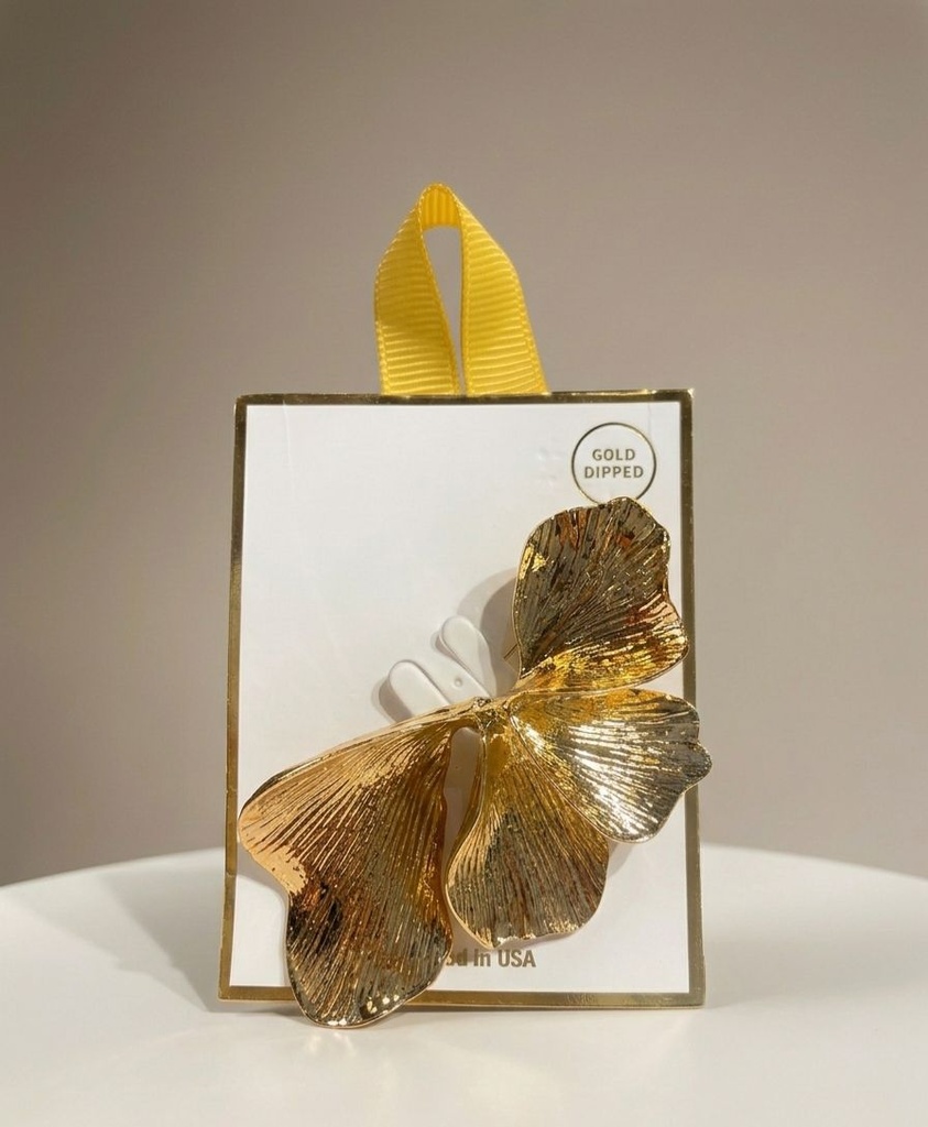 GOLD BROCHE FLR DORADO-PLATEADO